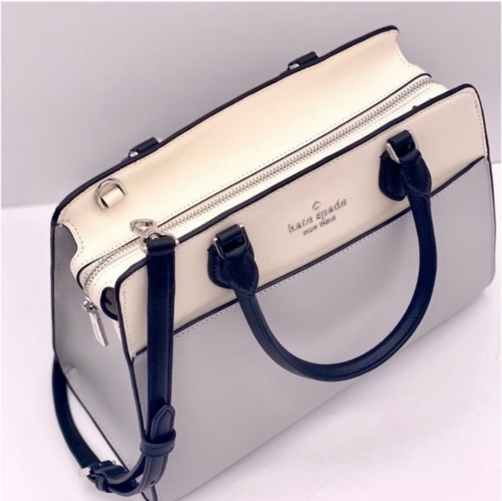 NWT Kate Spade Madison Colorblock Medium Satchel and Matching Wallet Set - Picture 5 of 10